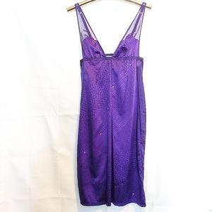Victoria's Secret Very Sexy Purple Satin Chemise S